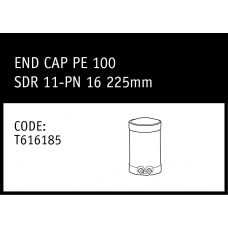 Marley Friatec End Cap PE100 SDR 11PN 16 225mm - T616185